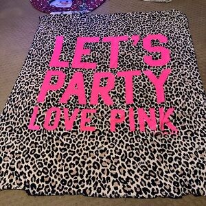 PINK Victoria's Secret Leopard Print Party Banner